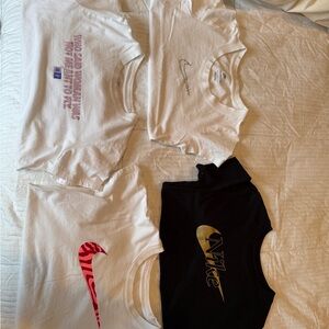 Nike Kids' White and Black T-Shirts Set size m